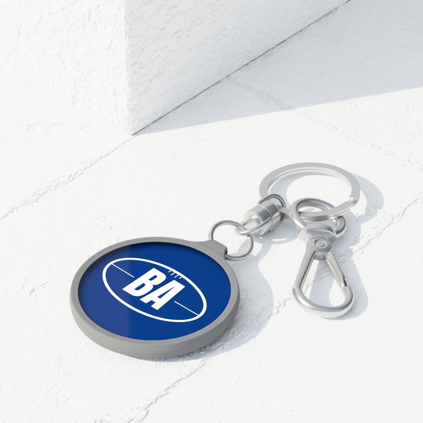 Blue Abroad Keyring