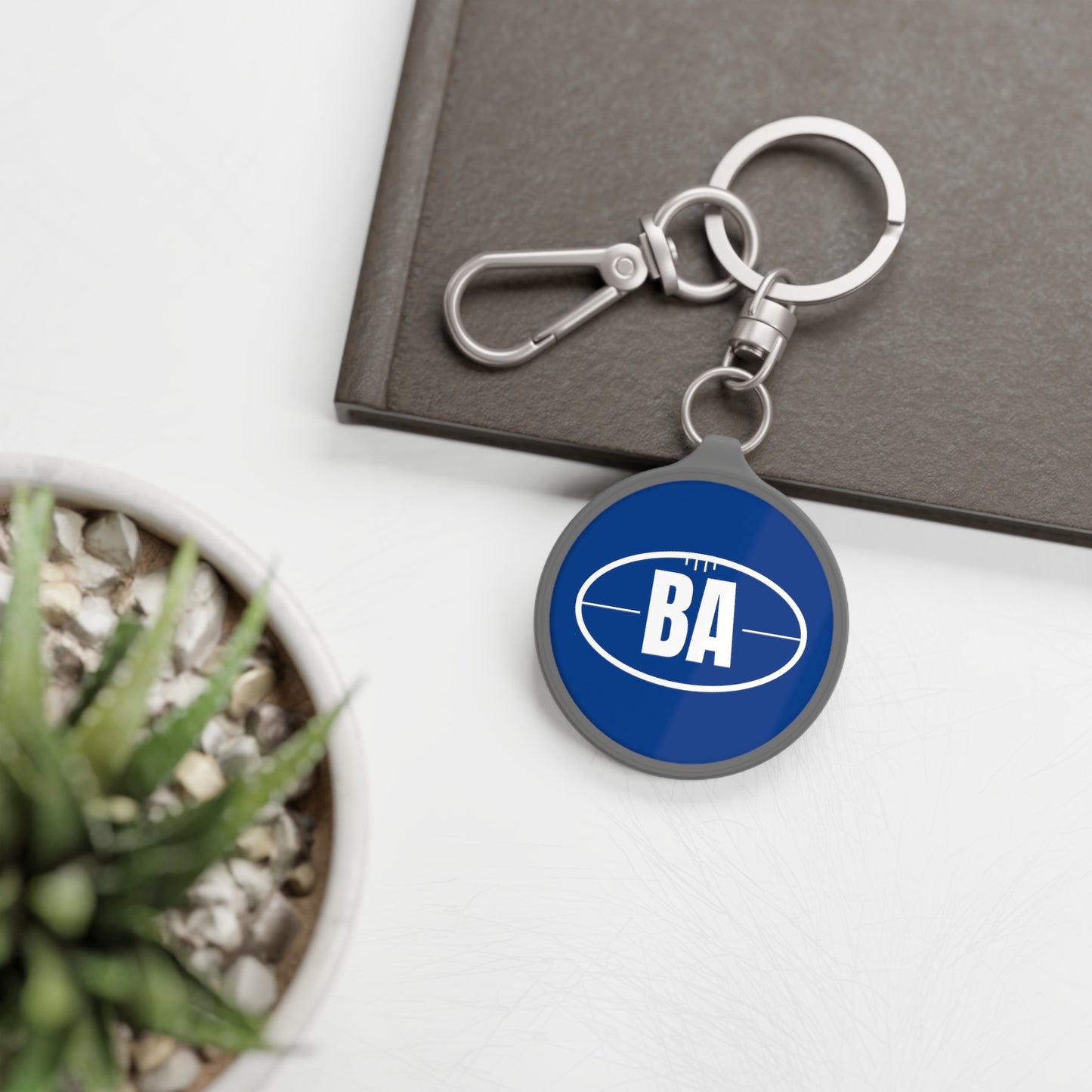 Blue Abroad Keyring