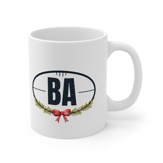 Blue Abroad Holiday Season Mug